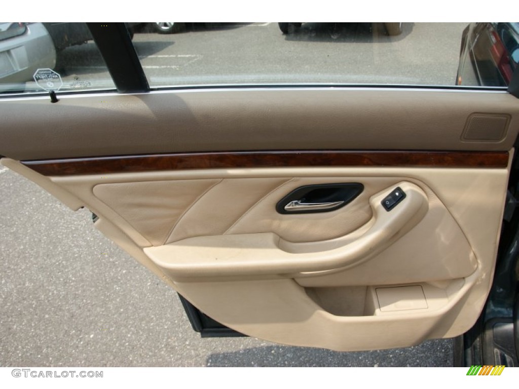 1997 BMW 5 Series 540i Sedan Sand Beige Door Panel Photo #51524587