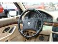 Sand Beige Steering Wheel Photo for 1997 BMW 5 Series #51524659