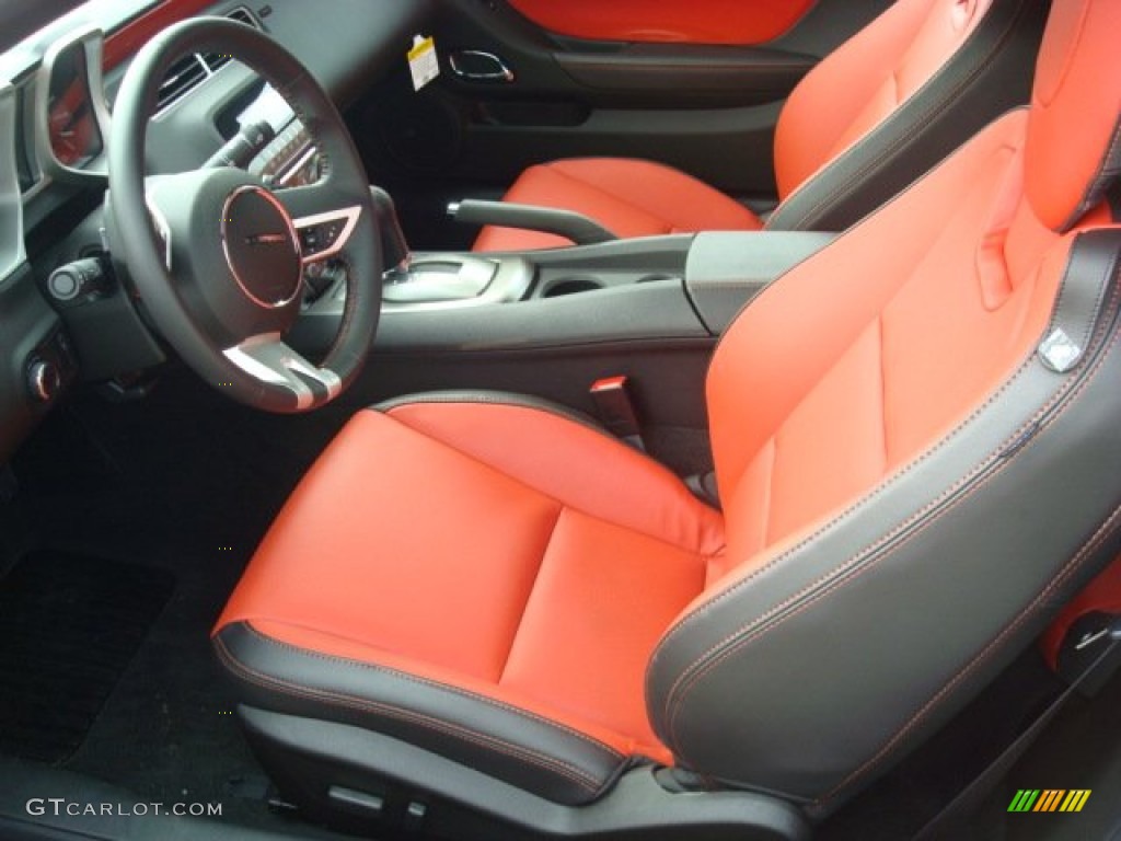 Inferno Orange/Black Interior 2011 Chevrolet Camaro LT/RS Convertible Photo #51525313