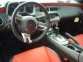 Inferno Orange/Black Prime Interior Photo for 2011 Chevrolet Camaro #51525319