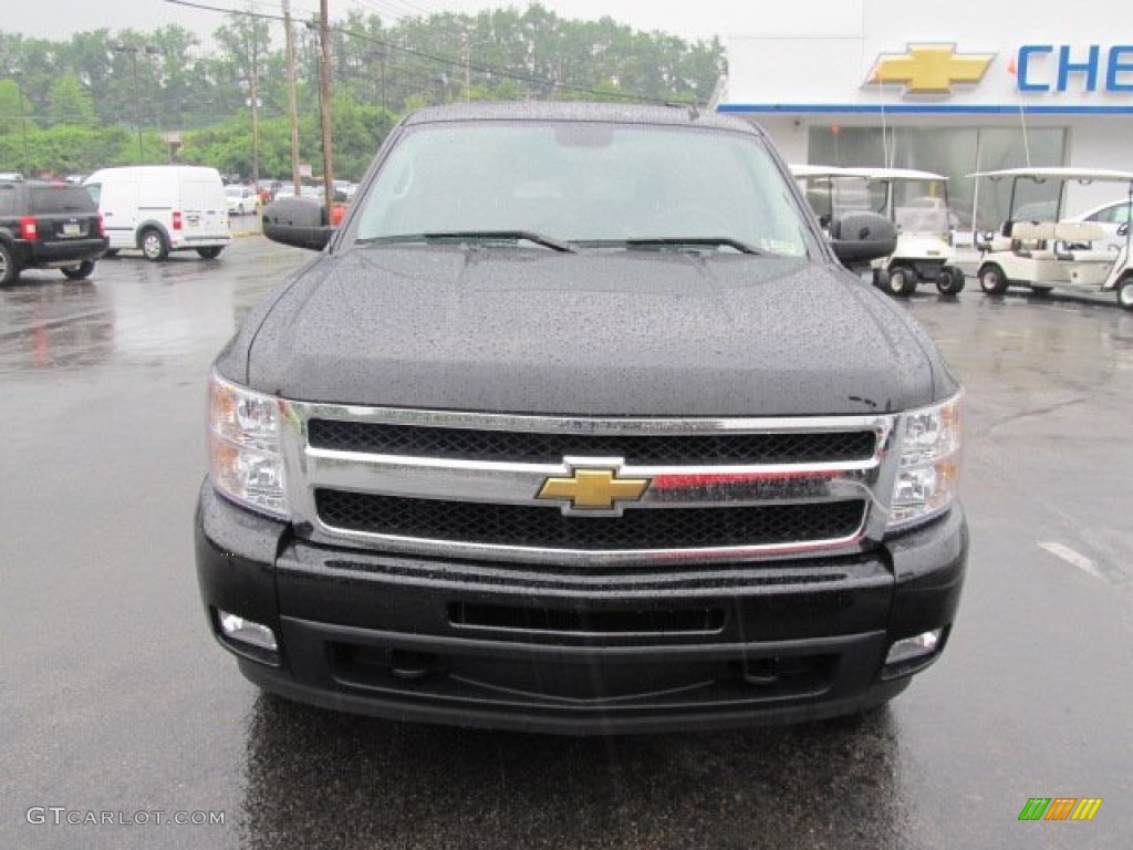 2011 Silverado 1500 LTZ Crew Cab 4x4 - Black / Ebony photo #3