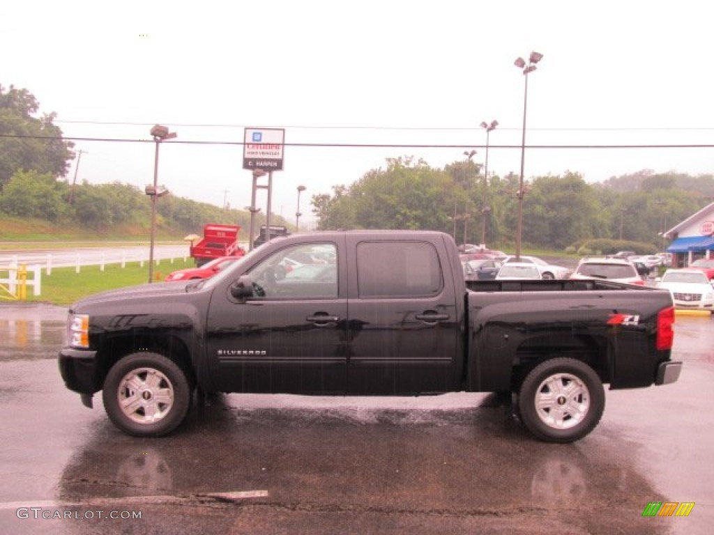 2011 Silverado 1500 LTZ Crew Cab 4x4 - Black / Ebony photo #5