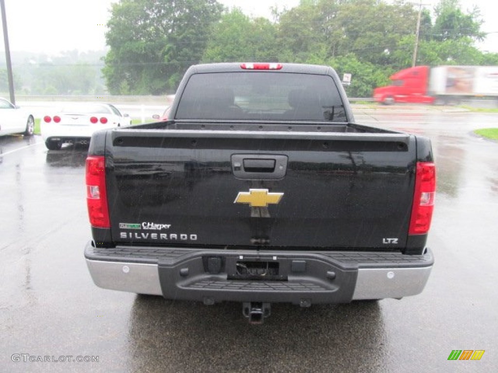 2011 Silverado 1500 LTZ Crew Cab 4x4 - Black / Ebony photo #7