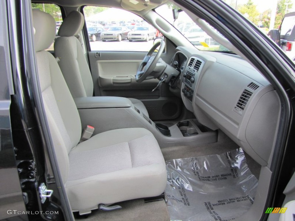 Khaki Interior 2007 Dodge Dakota SLT Quad Cab Photo #51526714