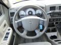 2007 Dodge Dakota Khaki Interior Steering Wheel Photo