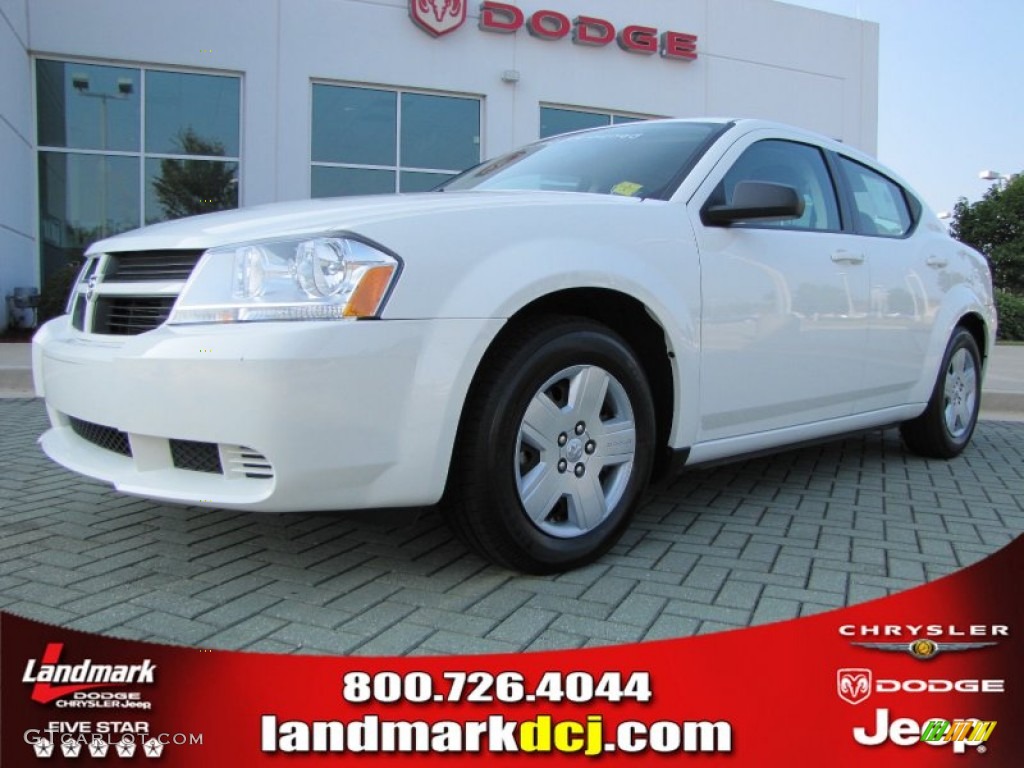 2010 Avenger SXT - Stone White / Dark Slate Gray photo #1