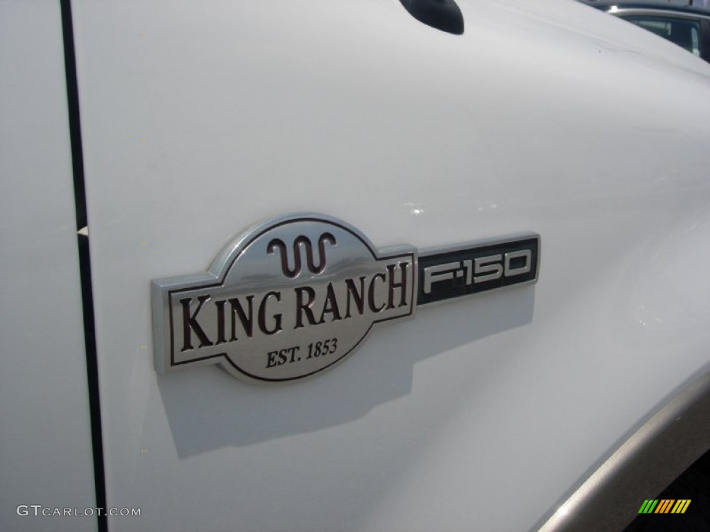 2006 F150 King Ranch SuperCrew 4x4 - Oxford White / Castano Brown Leather photo #14