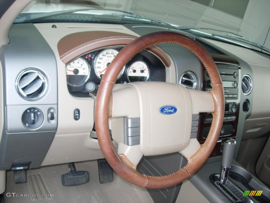2006 F150 King Ranch SuperCrew 4x4 - Oxford White / Castano Brown Leather photo #16