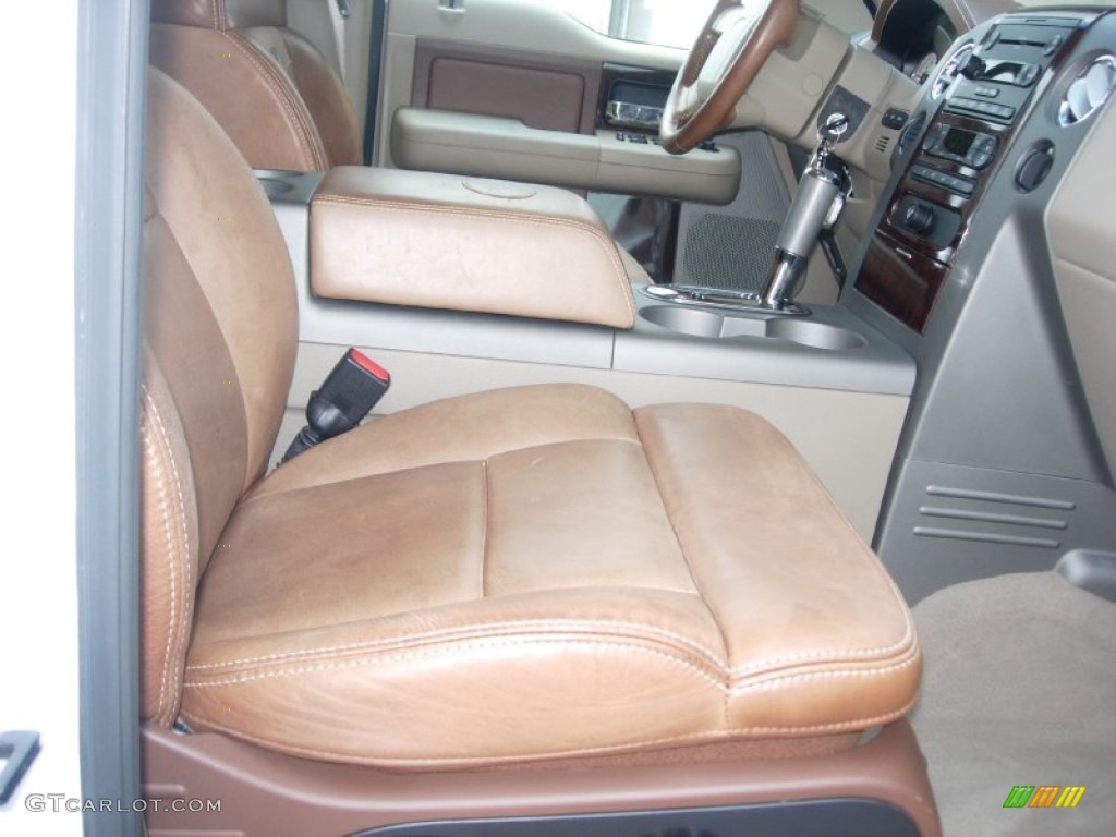 2006 F150 King Ranch SuperCrew 4x4 - Oxford White / Castano Brown Leather photo #20