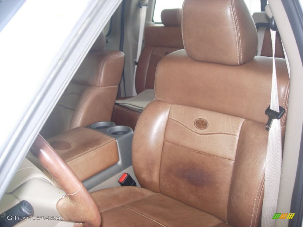 2006 F150 King Ranch SuperCrew 4x4 - Oxford White / Castano Brown Leather photo #22