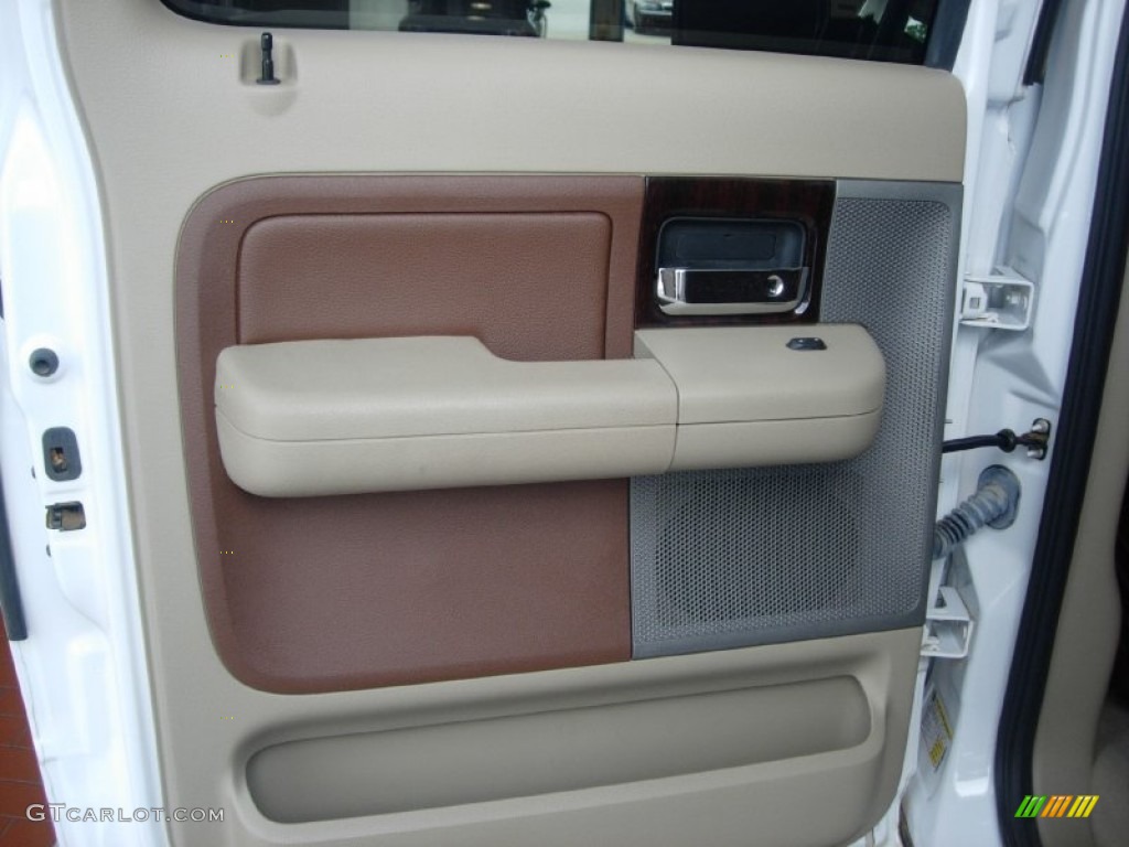 2006 F150 King Ranch SuperCrew 4x4 - Oxford White / Castano Brown Leather photo #27