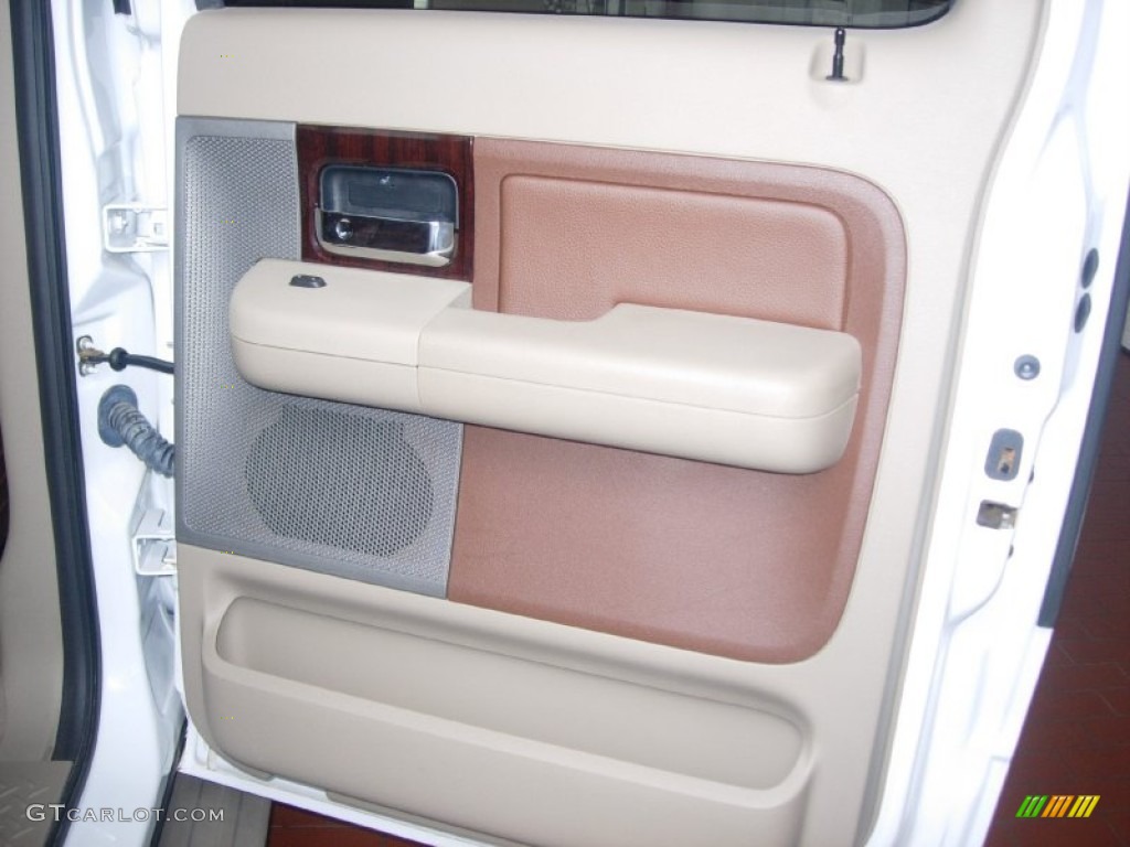 2006 F150 King Ranch SuperCrew 4x4 - Oxford White / Castano Brown Leather photo #28