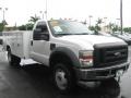 Oxford White 2008 Ford F450 Super Duty XL Regular Cab 4x4 Dually Commerical Exterior
