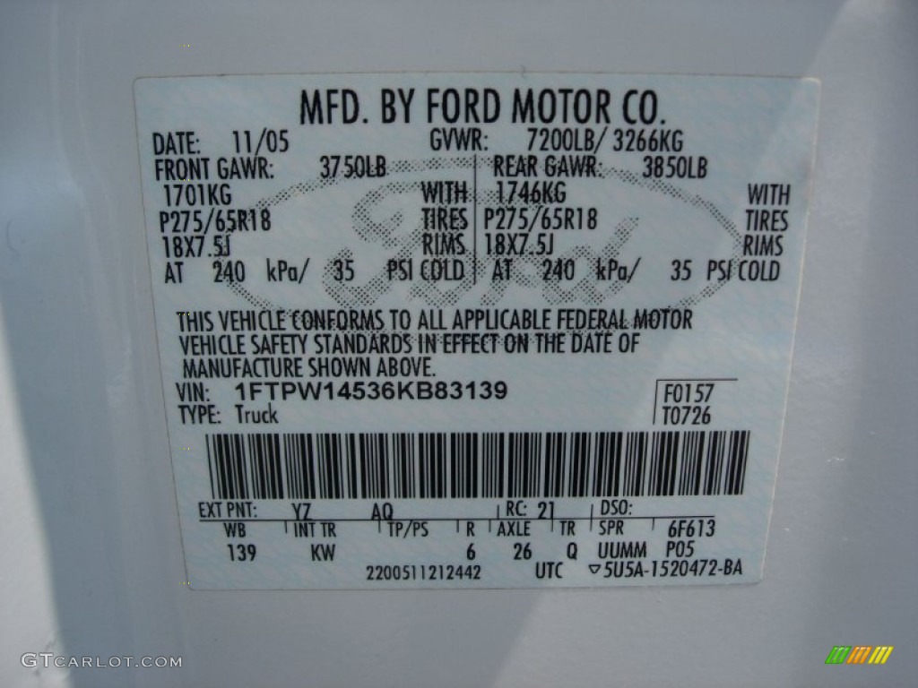 2006 F150 King Ranch SuperCrew 4x4 - Oxford White / Castano Brown Leather photo #40