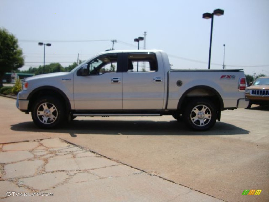 2006 F150 FX4 SuperCrew 4x4 - Silver Metallic / Medium/Dark Flint photo #6