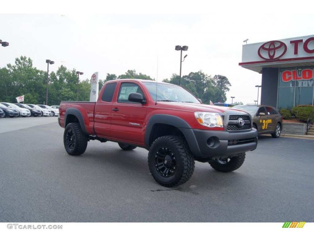 Barcelona Red Metallic Toyota Tacoma