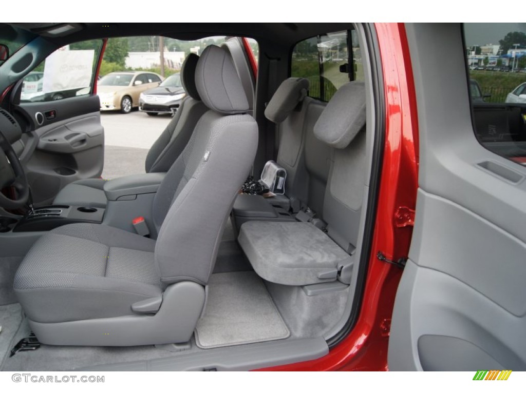 Graphite Gray Interior 2011 Toyota Tacoma Access Cab 4x4 Photo #51529156