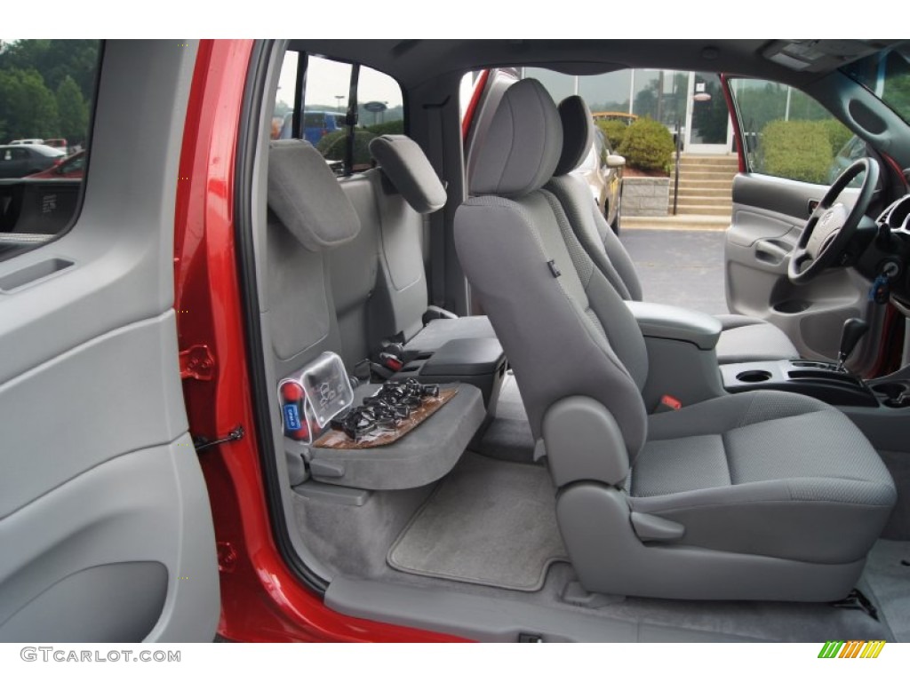 Graphite Gray Interior 2011 Toyota Tacoma Access Cab 4x4 Photo #51529168