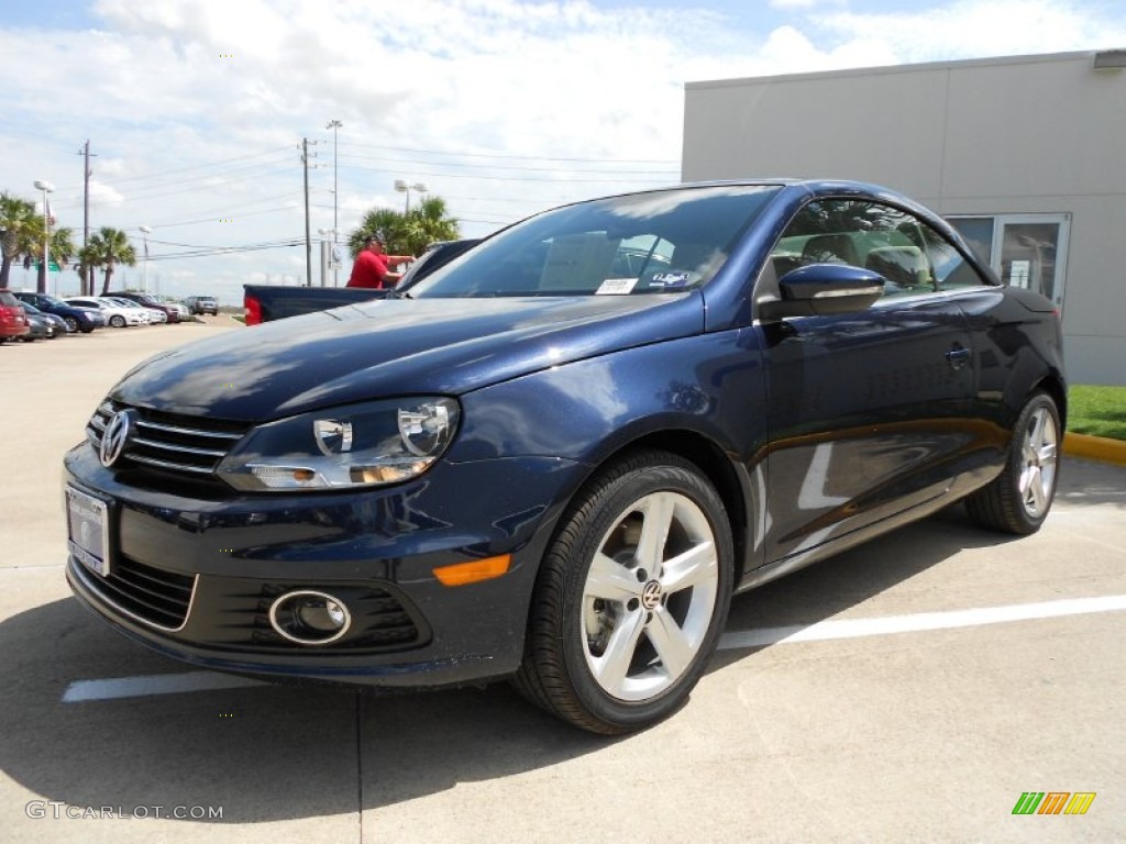 Night Blue Metallic 2012 Volkswagen Eos Lux Exterior Photo #51529207