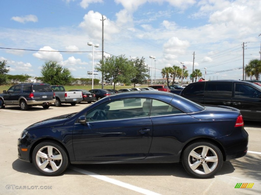 Night Blue Metallic 2012 Volkswagen Eos Lux Exterior Photo #51529219