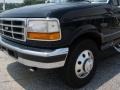1997 Black Ford F350 XLT Extended Cab Dually  photo #8
