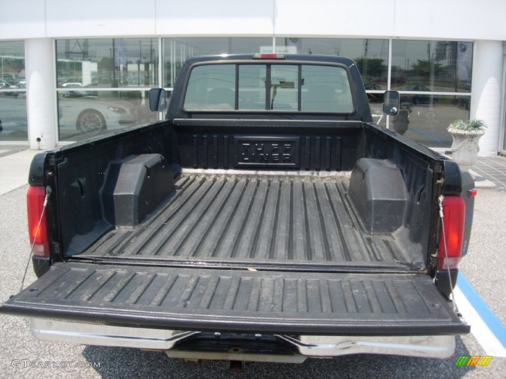 1997 F350 XLT Extended Cab Dually - Black / Opal Grey photo #13