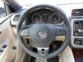 Cornsilk Beige Steering Wheel Photo for 2012 Volkswagen Eos #51529363