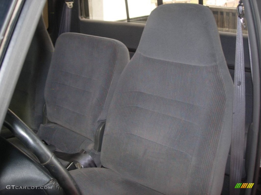 1997 F350 XLT Extended Cab Dually - Black / Opal Grey photo #26