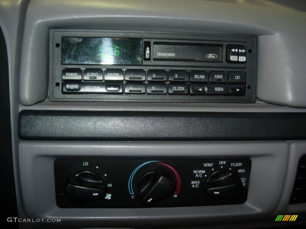 1997 F350 XLT Extended Cab Dually - Black / Opal Grey photo #30