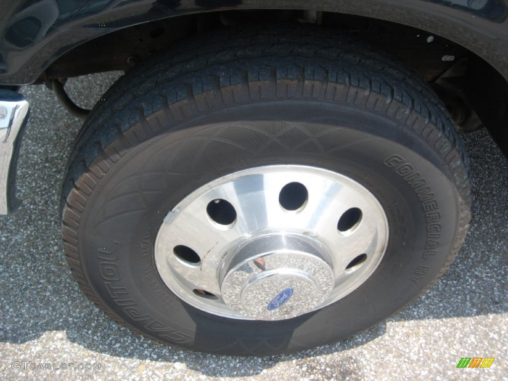 1997 F350 XLT Extended Cab Dually - Black / Opal Grey photo #35