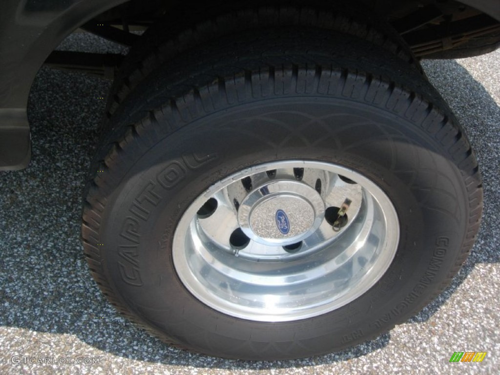 1997 F350 XLT Extended Cab Dually - Black / Opal Grey photo #37