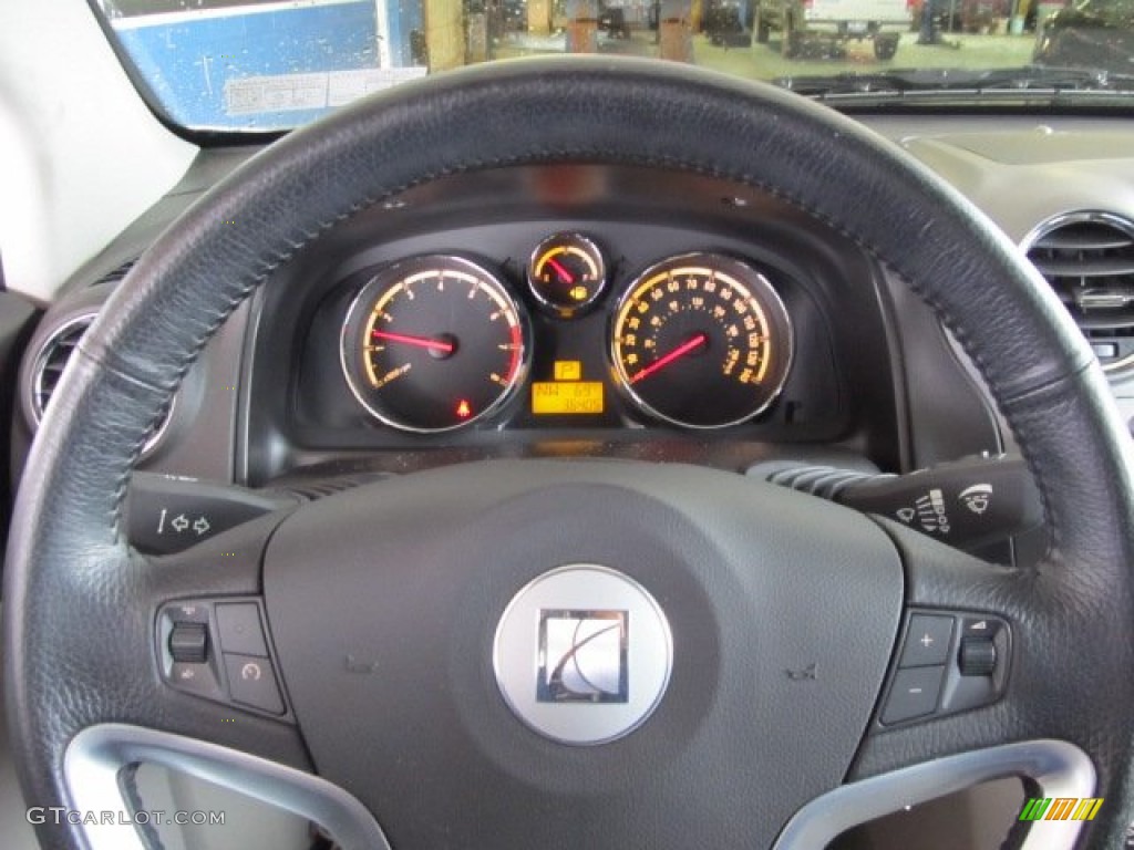 2008 Saturn VUE XR AWD Gray Steering Wheel Photo #51529945
