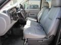Dark Titanium 2010 Chevrolet Silverado 3500HD Work Truck Crew Cab 4x4 Interior Color
