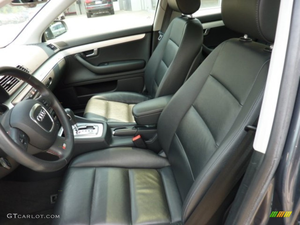 Black Interior 2008 Audi A4 2.0T quattro Sedan Photo #51531751