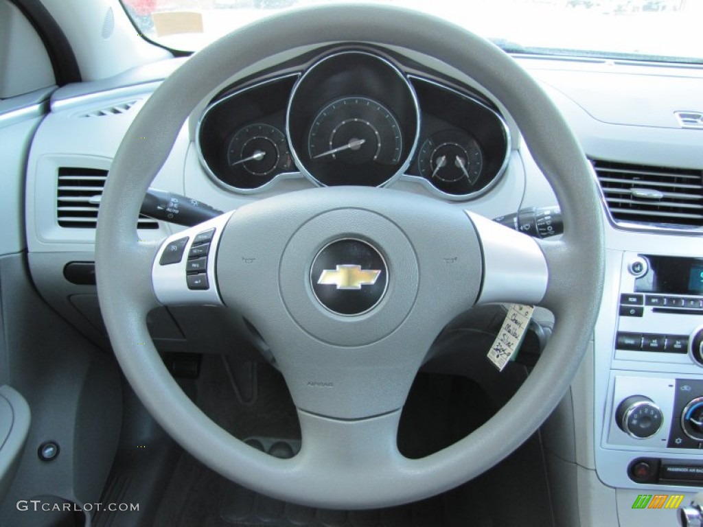 2010 Chevrolet Malibu LS Sedan Titanium Steering Wheel Photo #51532048