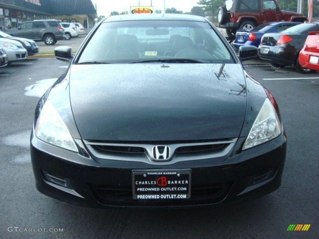 2006 Accord EX V6 Coupe - Nighthawk Black Pearl / Black photo #4