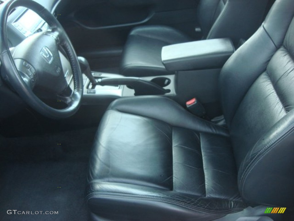 2006 Accord EX V6 Coupe - Nighthawk Black Pearl / Black photo #5