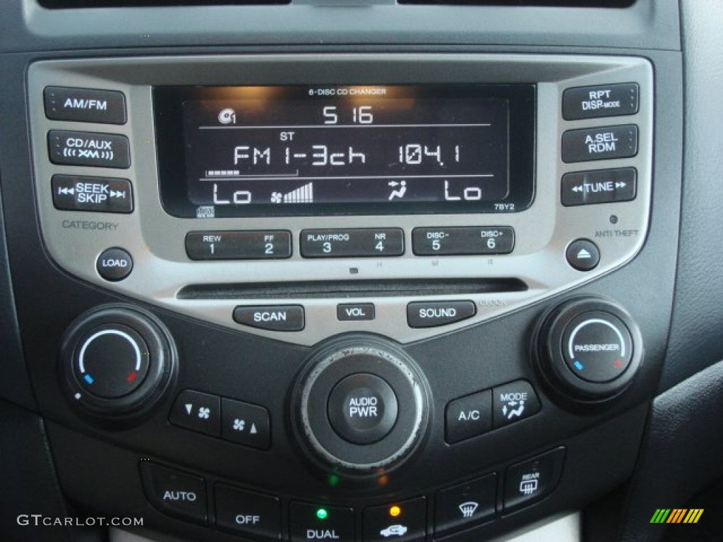 2006 Accord EX V6 Coupe - Nighthawk Black Pearl / Black photo #10