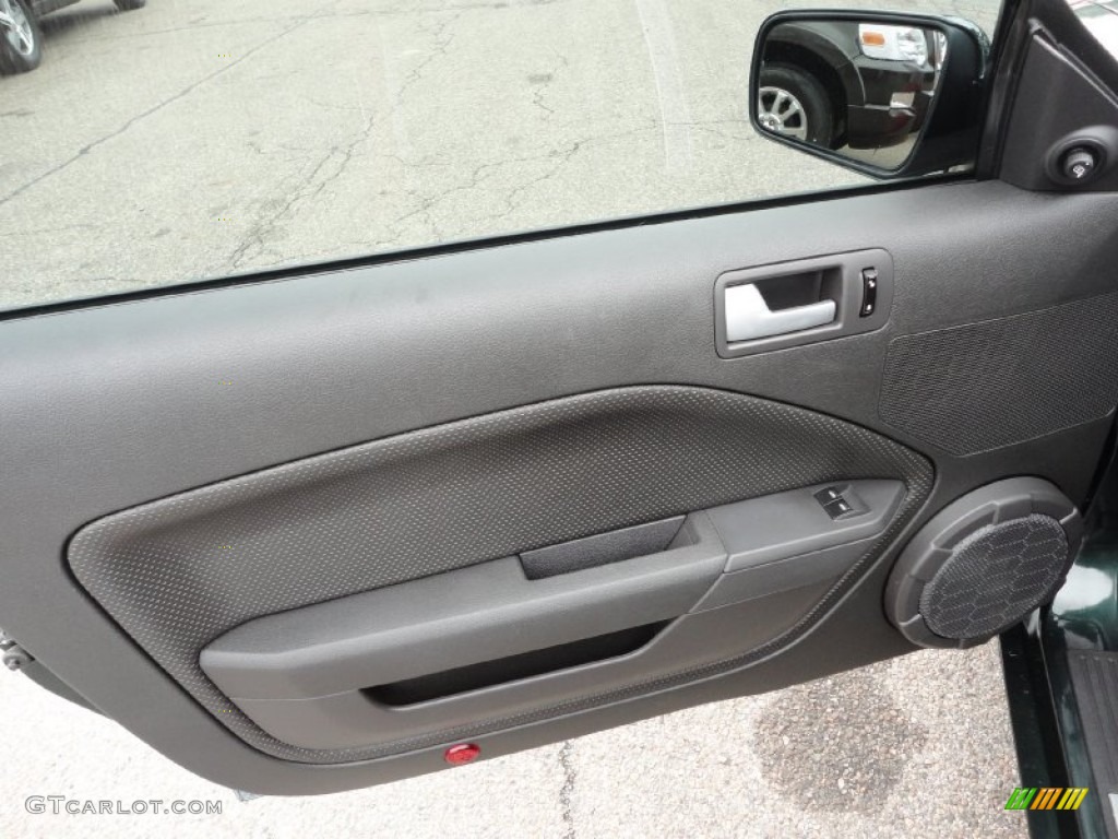 2008 Ford Mustang Bullitt Coupe Dark Charcoal Door Panel Photo #51534203
