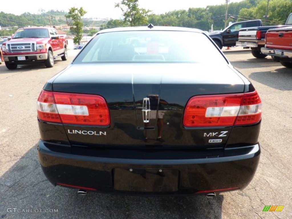 2008 MKZ AWD Sedan - Black / Dark Charcoal photo #3