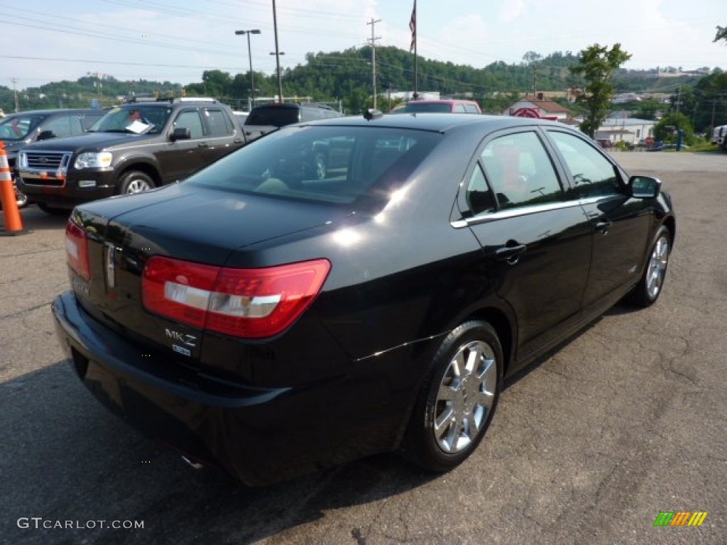 2008 MKZ AWD Sedan - Black / Dark Charcoal photo #4