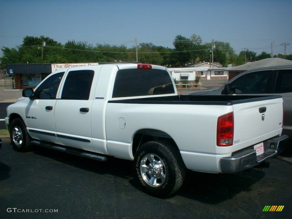 2006 Ram 1500 SLT Mega Cab - Bright White / Medium Slate Gray photo #9