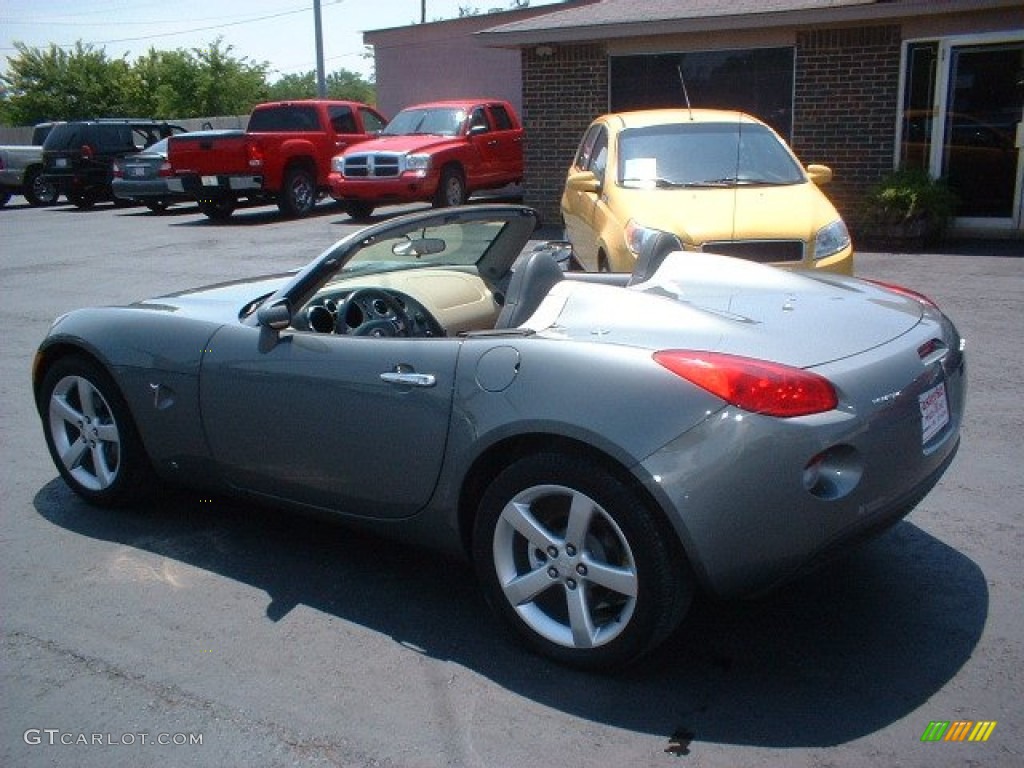 2007 Solstice Roadster - Sly Gray / Steel/Sand photo #8