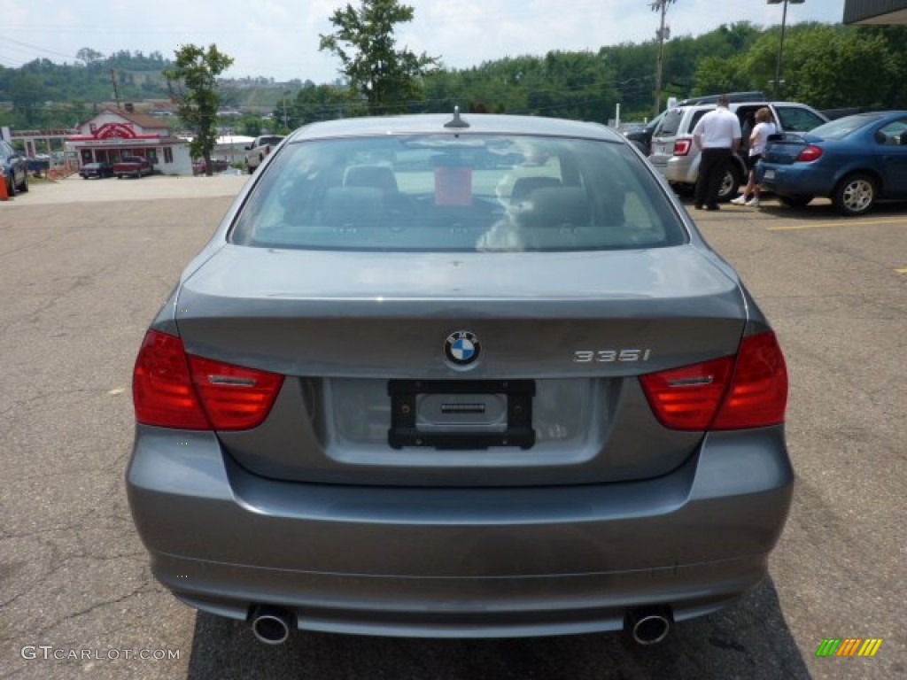 2011 3 Series 335i xDrive Sedan - Space Gray Metallic / Black photo #3