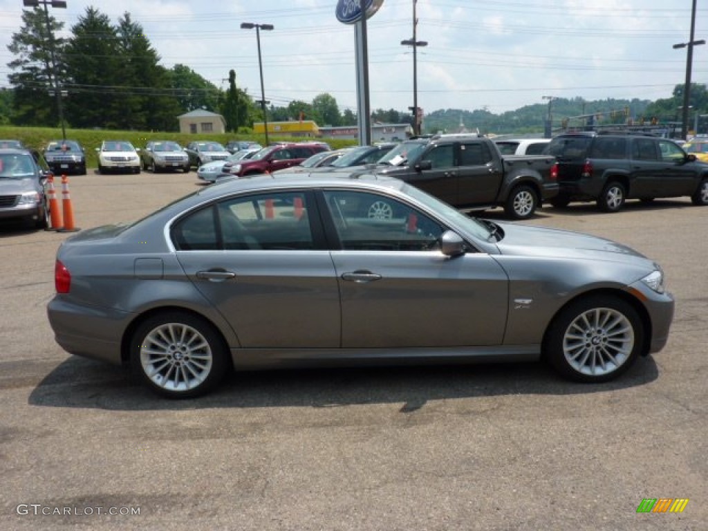 2011 3 Series 335i xDrive Sedan - Space Gray Metallic / Black photo #5