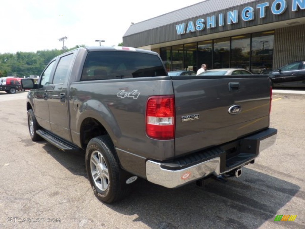 2006 F150 XLT SuperCrew 4x4 - Dark Shadow Grey Metallic / Medium/Dark Flint photo #2