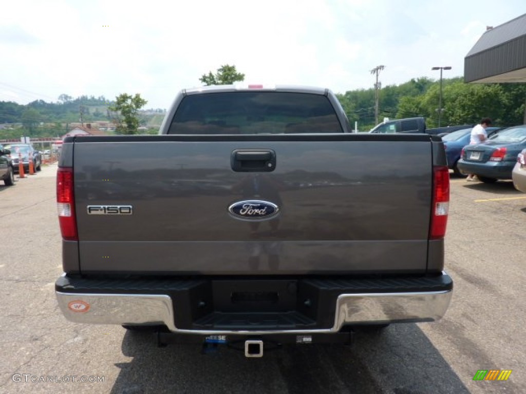 2006 F150 XLT SuperCrew 4x4 - Dark Shadow Grey Metallic / Medium/Dark Flint photo #3