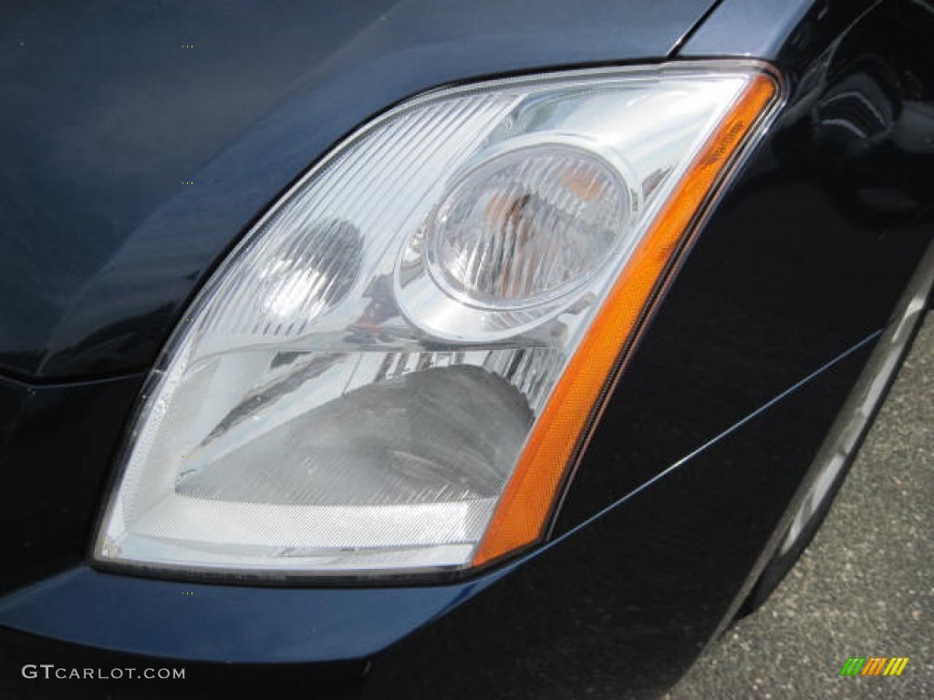 2008 Sentra 2.0 SL - Blue Onyx / Beige photo #8