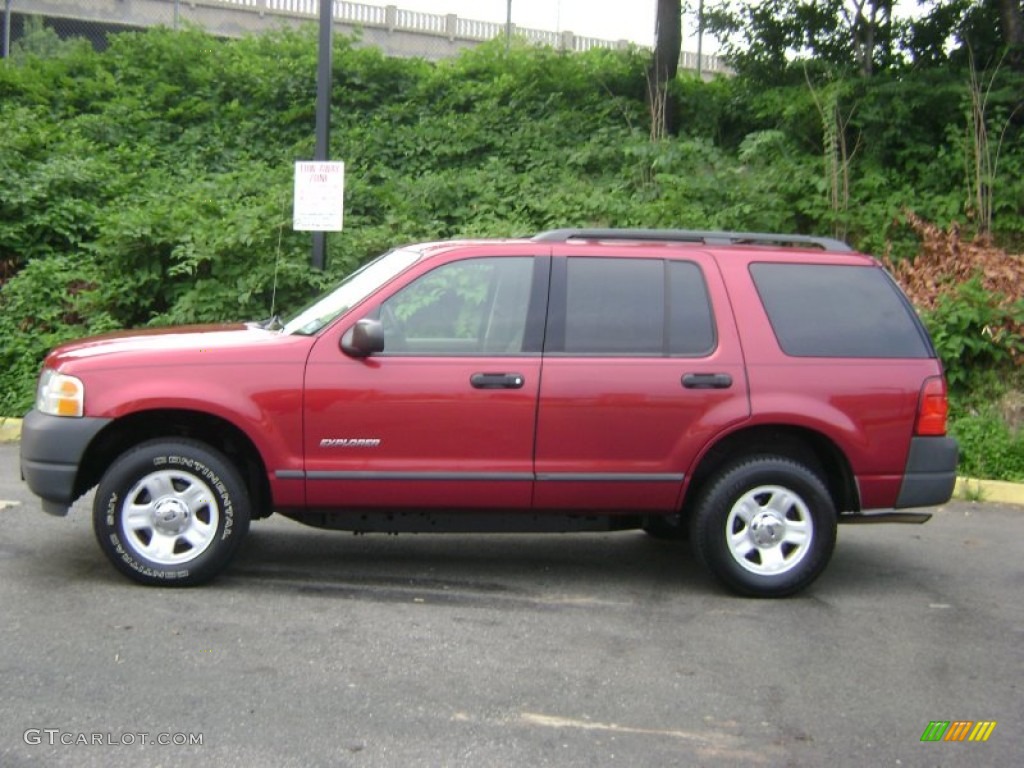 2004 Explorer XLS 4x4 - Redfire Metallic / Medium Parchment photo #2