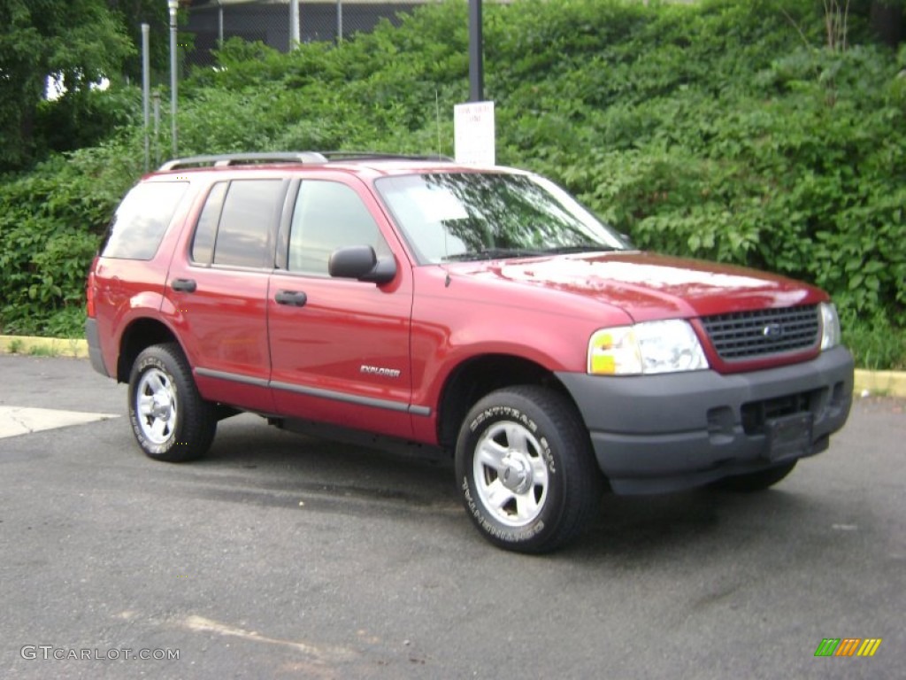 2004 Explorer XLS 4x4 - Redfire Metallic / Medium Parchment photo #3